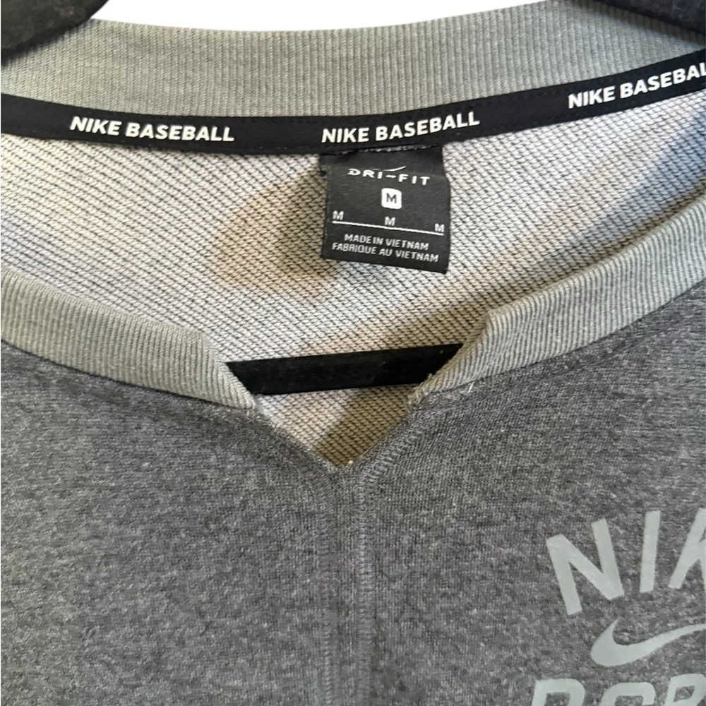 Nike Heather Gray BSBL Pullover Sweatshirt